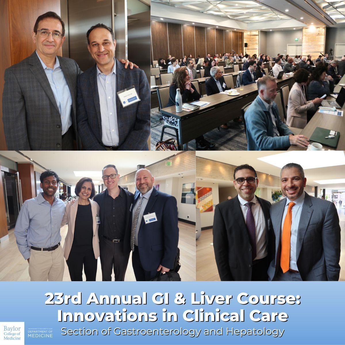 Over 150 people attended the Section of Gastroenterology and Hepatology's recently-hosted 23rd Annual GI & Liver Course: Innovations in Clinical Care. All outstanding talks were received well by attendees, and we are already looking forward to next year!