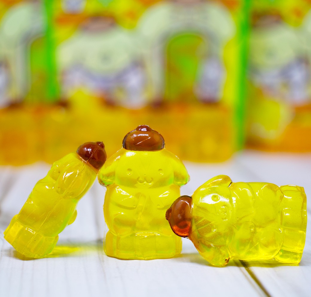 A burst of fun inspired by Pompompurin of Hello Kitty 🐶 The refreshing flavor of pineapple in every bite 🍍 #Pompompurin #hellokitty #pineapple #candyfunhouse