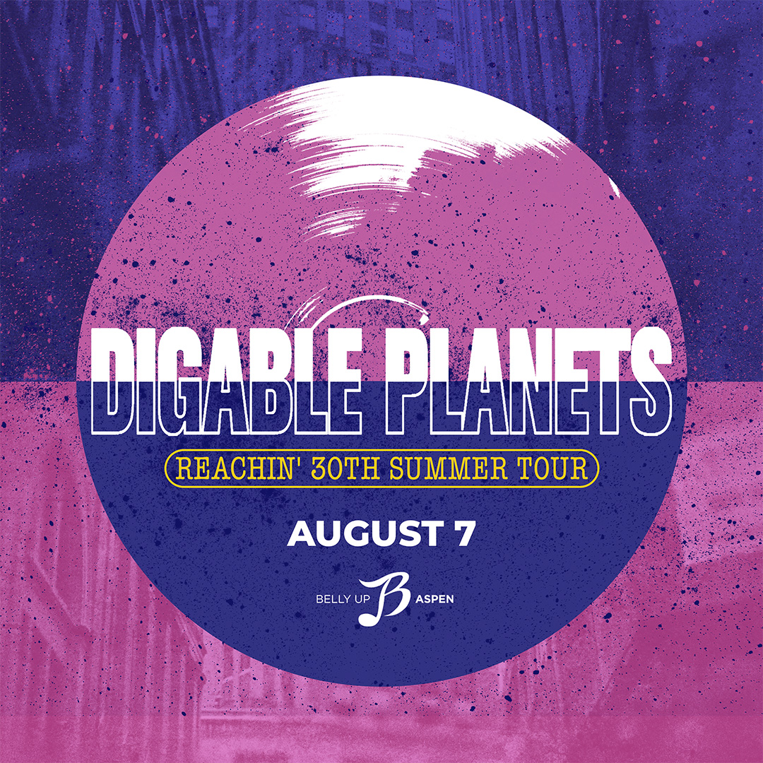 Revolutionary jazz-rap trio @DigablePlanets brings their 30th Anniversary Tour 8/7! Presale starts Wed, 4/3 @ 10am MT. Sign up by 8:30am MT 4/3 to receive the presale code: bit.ly/3MSARpt