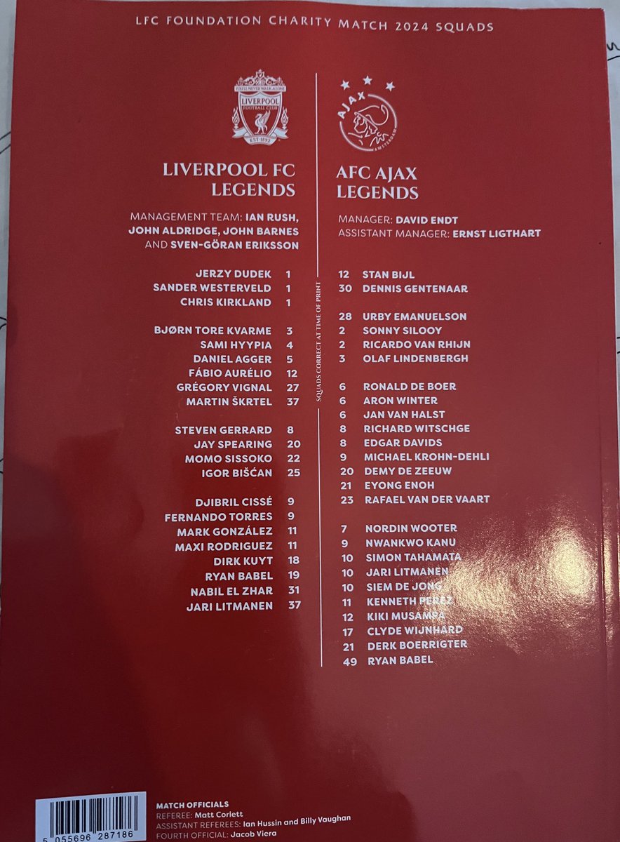 Correctly predict the first scorer and correct score of the Liverpool v Sheff Utd game on Thursday and win the Official Matchday Programme from the #LFC Legends Charity Match ❤️ Comment your prediction, like and RT to enter 🙏 #LIVSHU