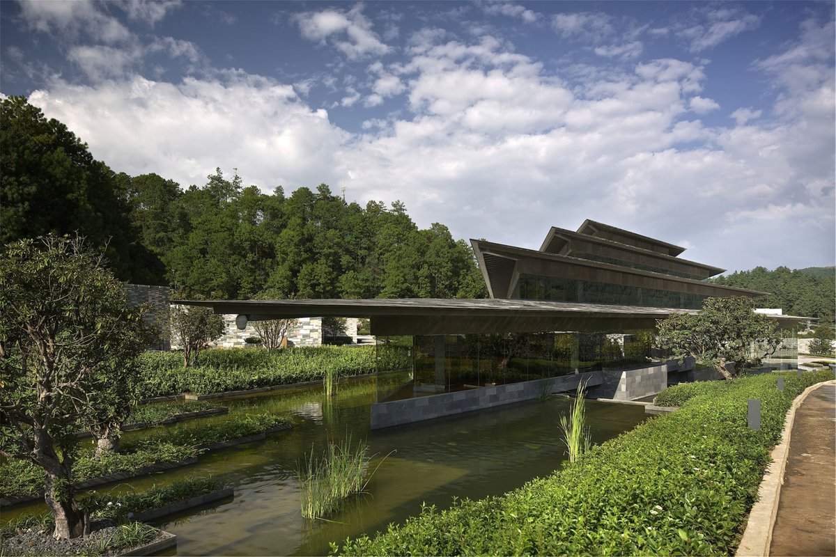 Experience the perfect balance of modern design and nature at #TheLostStoneVillasAndSpa, where expansive flower gardens surround the hotel to create a calming natural oasis.