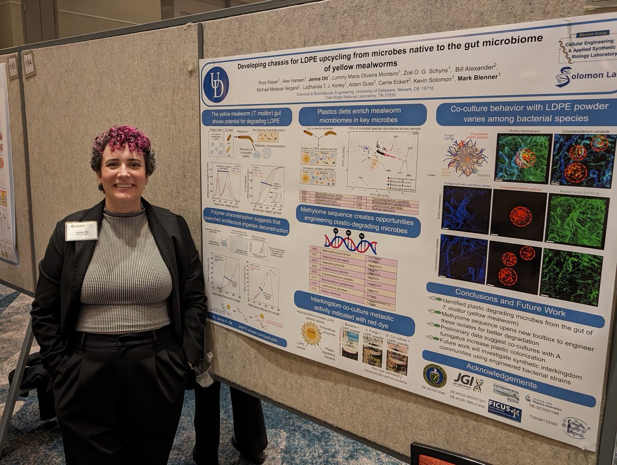 The Solomon Lab and @BlennerLab are in full force at the annual DOE GSP PI Meeting. Be sure to check out our posters before Thursday 4/4!