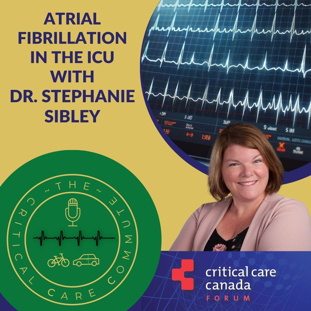 Our latest episode! Recorded live at the Critical Care Forum in Canada. We're joined by Dr. Sibley & Dr. Cwhalek, to discuss Atrial Fibrillation, the most commonly sustained cardiac arrhythmia in critical care. @docpgb @leonbyker @docsibley @queensccm @CCCForum @nialldferguson