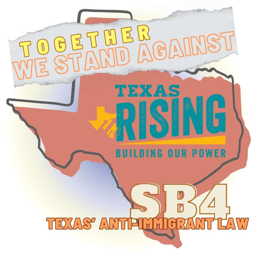 We are standing together in solidarity to #StopSB4! 🤝 

Tomorrow, April 3rd, the Fifth Circuit will discuss the preliminary injunction on Texas’ anti-immigrant law.

Join us in saying NO to SB4!🚫

#ImmigrantJustice #EndOperationLoneStar