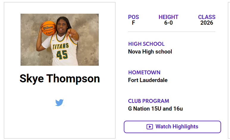 FL-2026 F Skye Thompson (@BIGSKYEEE) has a 𝙈𝙖𝙭𝙍𝙚𝙘𝙧𝙪𝙞𝙩 𝙋𝙡𝙖𝙮𝙚𝙧 𝙋𝙧𝙤𝙛𝙞𝙡𝙚 on our website! Check out her profile! 👇 jrallstar.com/maxrecruit/max… Get yours today! 👉 jrallstar.com/maxrecruit