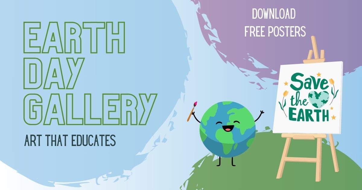 It's #EarthMonth! 🌎🥳Decorate your organization with sustainable art that educates! NEEF and the School of Visual Arts present the #EarthDayGallery online collection of student art promoting sustainability and environmental education. Download here: buff.ly/3P87obV