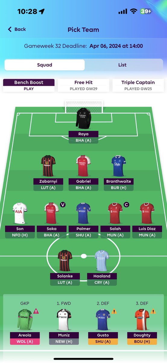 bouja__'s tweet photo. Mr Diaz In ☄️ and Goodbye Foden 

Feeling a bit differential these days 

#fpl #FPLCommunity #FPL https://t.co/uTG3e6WFKg