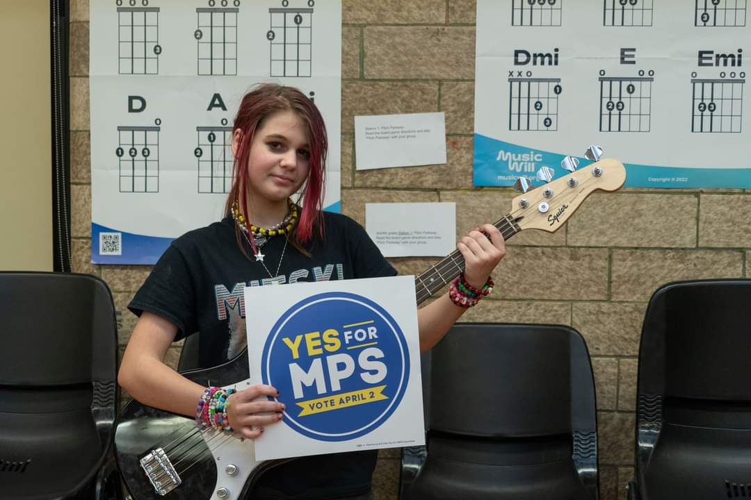 voteyesformps's tweet photo. MPS has invested in music 🎶 education in the district considerably in the last 4 years, but these gains are on the line in today's election. #VoteYESforMPS to ensure students continue to receive this vital programming. https://t.co/6klOuNTSxY