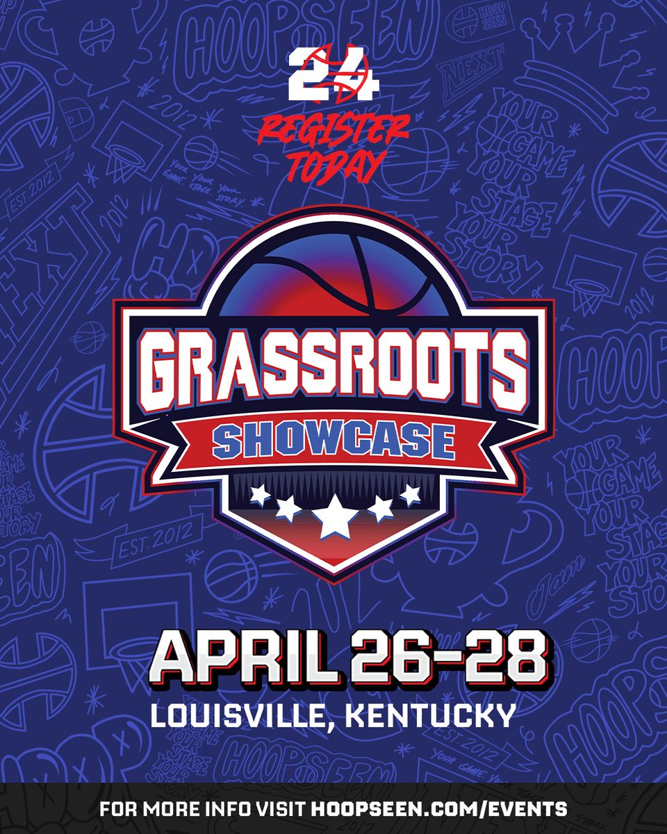 The biggest stage of the spring will be in Louisville, Kentucky at the Grassroots Showcase. College coaches (non D1) ✔️ Elite competition ✔️ Media coverage ✔️ Nationwide competition ✔️ Do the spring right. hoopseen.com/kentucky/event…