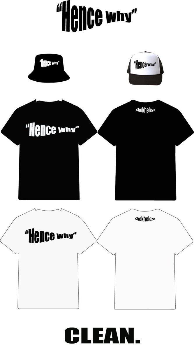 Hence why merch 🥵 by MaKhekhe  <a href="/_tshepotau/">_Makhekhe</a>  is now available.

Cap/Bucket hat = R250
T-shirt = R350 

Delivery 🚚 = R99 nation wide. 

#BBMzansi #Makhekhe #hencewhy