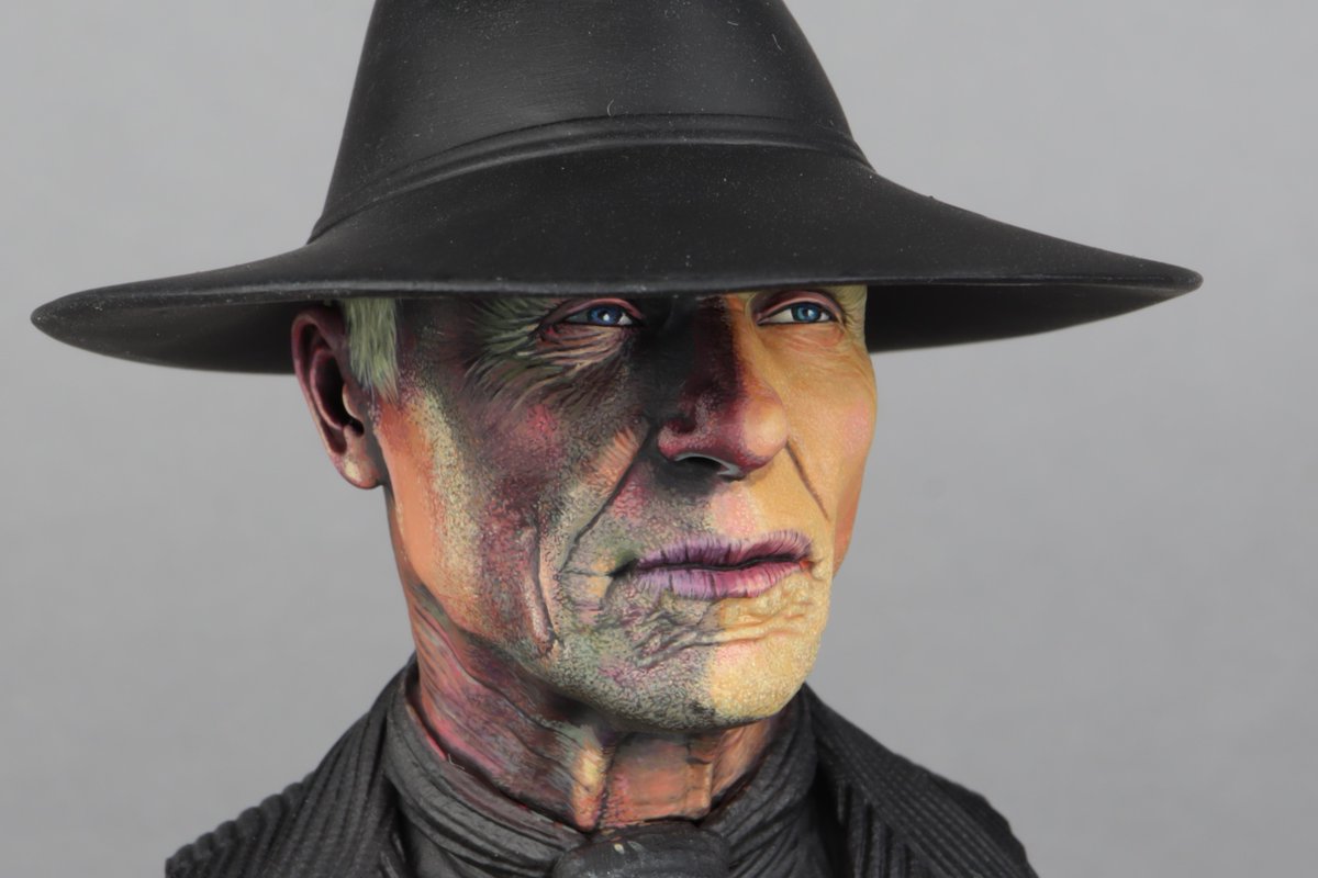 Red_Crane_Mini's tweet photo. Man in Black Bust (wip) currently on hold because of some Warhammer projects I want to get done, but cant wait to finish this beautiful sculpt 😀

#miniaturepainting #westworld #miniatureart #WIP #wipart https://t.co/i7v7ZQuE0c
