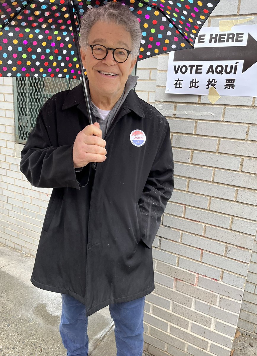 Neither rain nor snow will keep me from voting for Biden!