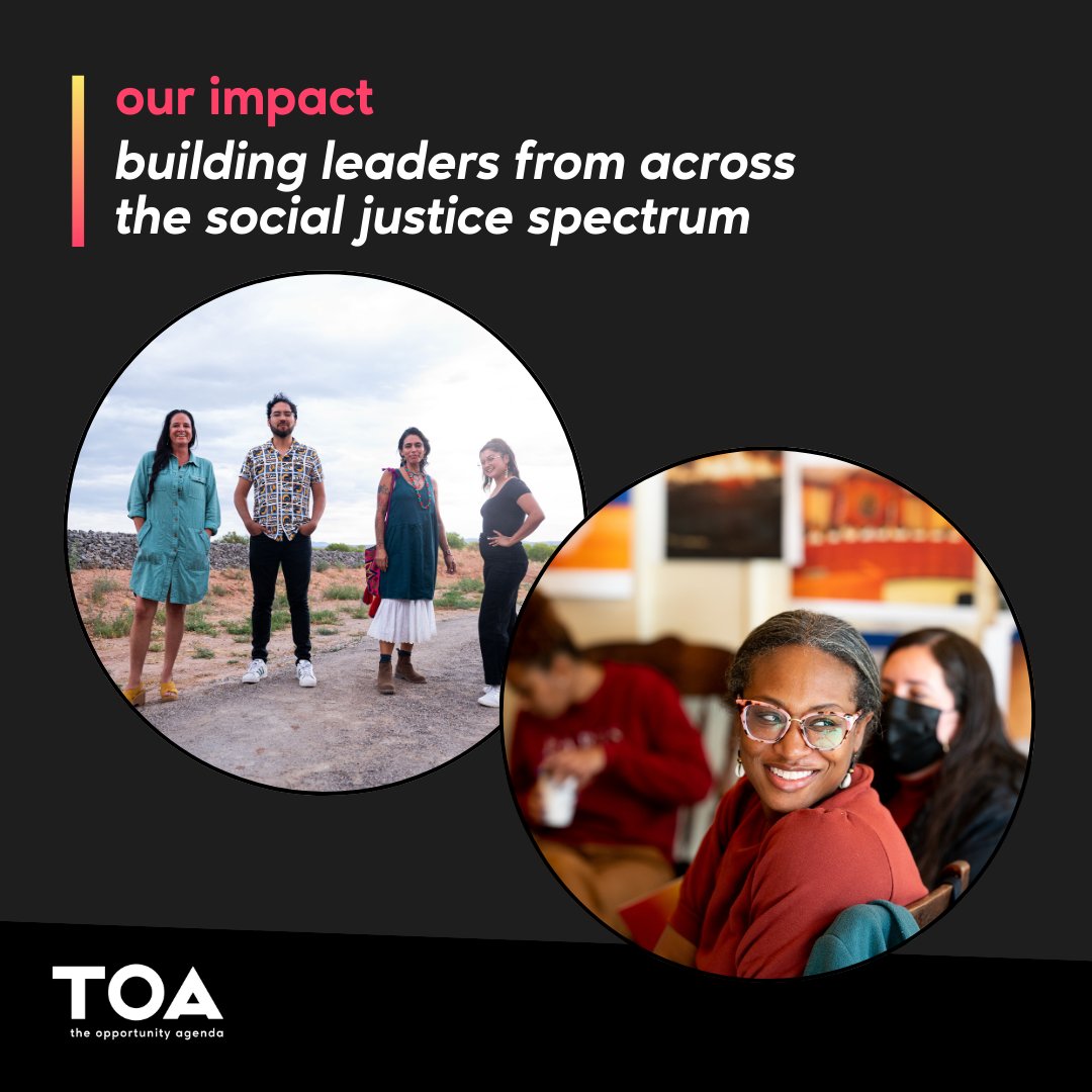 We take pride in the diverse network of leaders we’ve trained to change the conversation on social issues. Learn more about our impact and what’s coming up next in our 2023 Annual Report, available now! opportunityagenda.org/annual-report-…