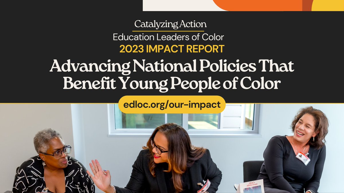 In 2023, our policy priorities took center stage as we empowered our Network of values-aligned leaders to catalyze change at all levels. Join us in exploring the #EdLoCImpactReport23 to learn more about our policy priorities: edloc.org/our-impact. #CatalyzingAction