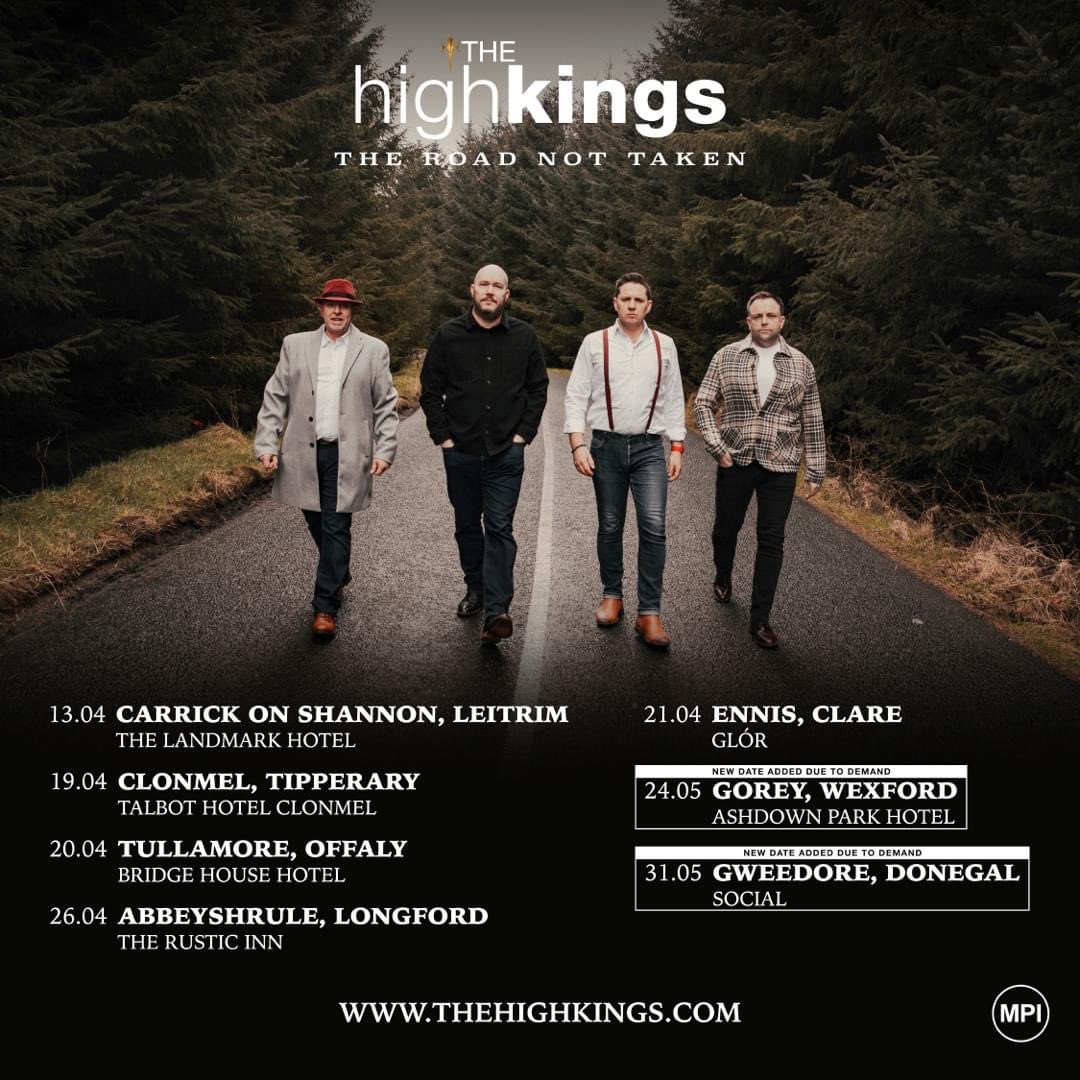 So many of you are asking us about upcoming Irish shows! We will be in Leitrim, Tipp, Offaly, Clare Wexford and Donegal in the next few weeks. Tickets selling fast.