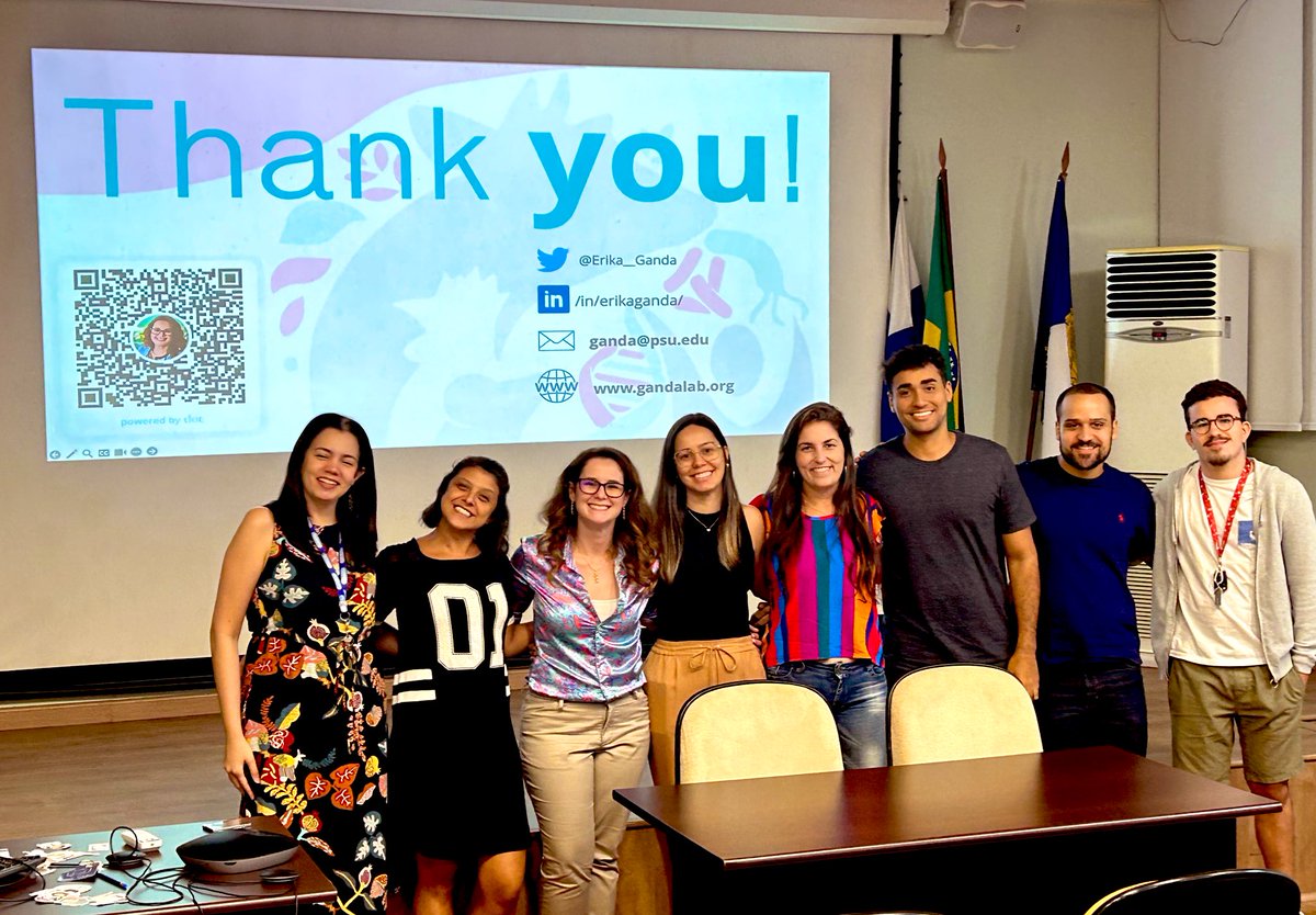 Full house <a href="/ufrj/">UFRJ</a> institute of health sciences department of microbiology🔬🥼🧪. 

Today’s topic was #Salmonella Dublin 🧫🐄🥛🧬💻 and tales on the #microbiome. 

Thank you <a href="/LAM_UFRJ/">LAM-UFRJ</a> for the warm welcome, and <a href="/ASMicrobiology/">ASM</a> for the connection at #ASMicrobe2022! #networking