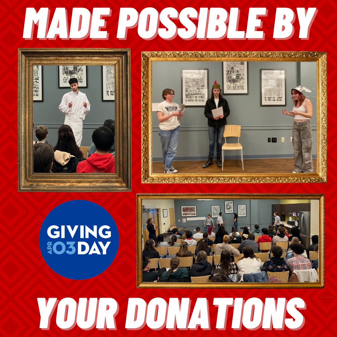 BUClassics's tweet image. In departmental tradition, undergraduate students have organized performances at the end of every semester around their work in ancient language classes. To help keep this tradition up, consider visiting the link in our bio to donate or share.