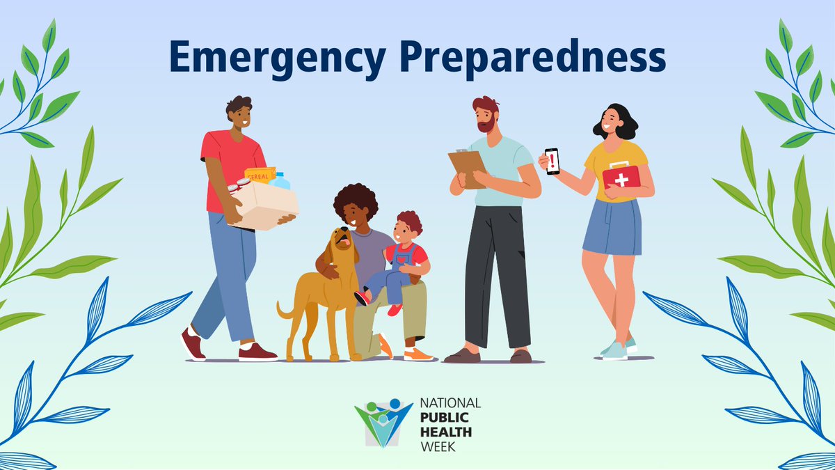Join CDC in celebrating National Public Health Week. #NPHW Protect yourself and your loved ones as #Spring weather approaches: emergency.cdc.gov