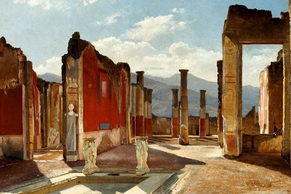 When in Rome....ART EXHIBITIONS ____ Still about: Until June 16th at the SCUDERIE DEL QUIRINALE 'NAPOLI OTTOCENTO' exhibition of works by Italian artists and GRAND TOUR painters set in NAPLES, including DEGAS, TURNER, SARGENT. PALIZZI, MORELLI, MANCINI... 3/4 🖌️C. F. Aagaard