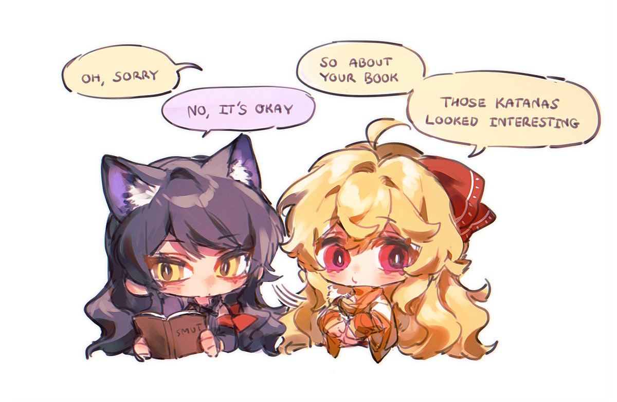 messed up AU⁉️ bumbleby in banger⁉️ artstyle  🤯 ⁉️

thank you chef u cooked this comm so fire <a href="/romansuneverdie/">zzz</a> ... I've always been eyeing on how cool blake looks in their art style..