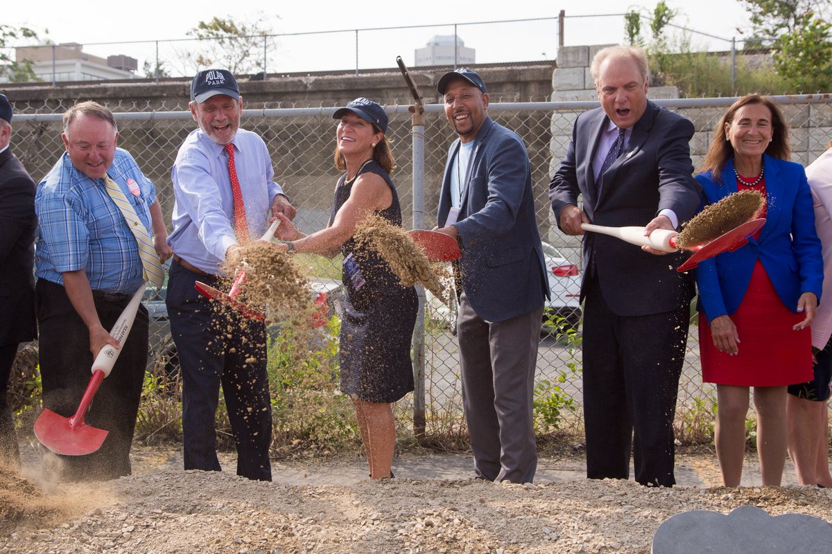 This was a great and HOT day for Worcester and our Commonwealth breaking ground with Larry Lucchino & marking a new & exciting chapter of economic opportunity for Central MA. Will always be personally grateful for Larry’s willingness to bet on our shared success. Thank you Larry