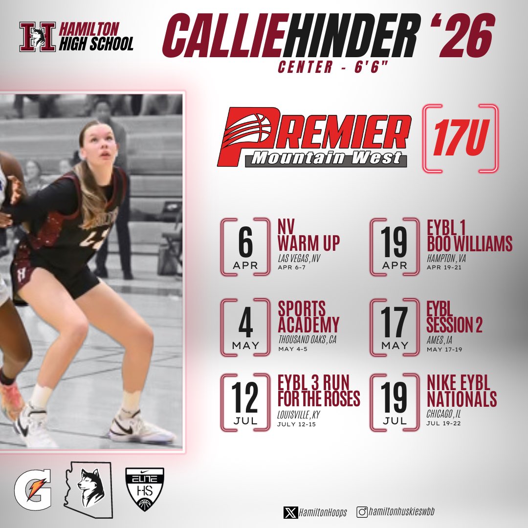 Catch ‘26 Callie “CJ” Hinder on her AAU Summer Circuit.