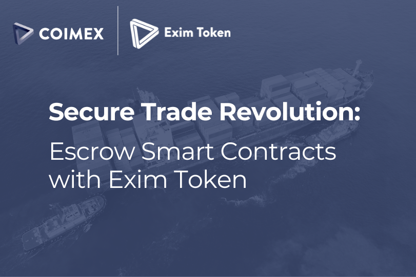 CoimexGlobal's tweet photo. Discover the disruptive potential of our Escrow Smart Contract system in #InternationalTrade, replacing traditional methods like letters of credit with a secure payment solution. Learn how #EximToken is driving innovation in global commerce💰🌎 https://t.co/hfMlsBqxAF
#blockchain