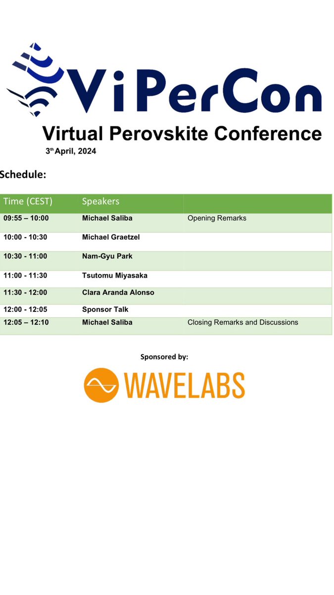 Reminder: Don’t miss the opportunity to join #ViPerCon24 organized by @SalibaLab Save the date: 3rd of April, 2024 09:50am CEST. Registration Link 🔗 us06web.zoom.us/webinar/regist…