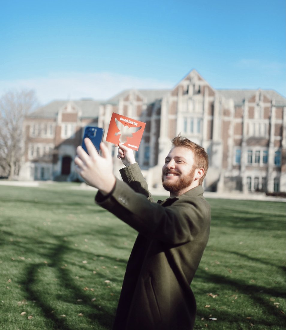BSU Foundation (@bsufoundation) on Twitter photo Faculty, staff, and student social media challenge! 🎉
Share a photo of your "Window into your World at Ball State" with #OneBallState. Two random participants will get $500 to donate in challenge funds toward their favorite <a href="/BallState/">Ball State</a> area! Faculty, staff, and student social media challenge! 🎉
Share a photo of your "Window into your World at Ball State" with #OneBallState. Two random participants will get $500 to donate in challenge funds toward their favorite <a href="/BallState/">Ball State</a> area!