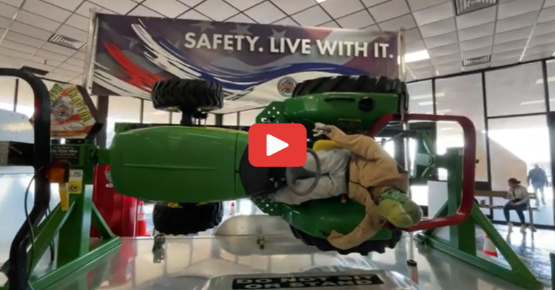 FarmsPrairies's tweet photo. What happens if your #tractor rolls over?

@FBIT_SafetyDale highlights the importance of ROPS and a seat belt in this video.

See how easily you can avoid serious injury or worse here ⬇️

#WestCdnAg #AgNews #AgTwitter #FarmSafety #FarmEquipment #FarmMachinery #FarmSafetyEveryDay