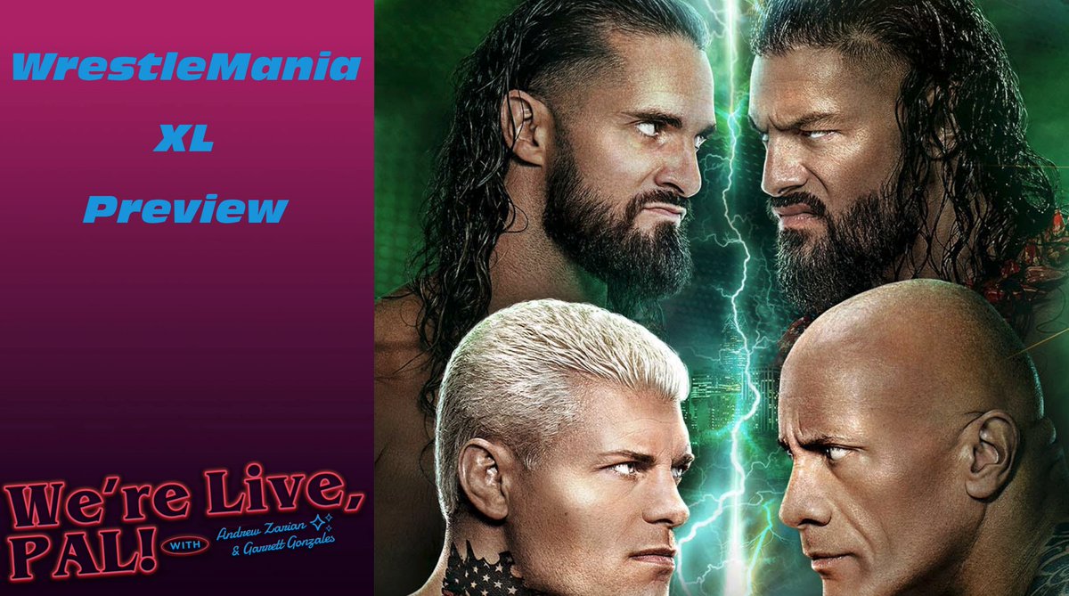 We're Live Pal! 

Join us for our Wrestlemania XL preview show!

Today at 4pm ET!

youtube.com/watch?v=v0jqSR…