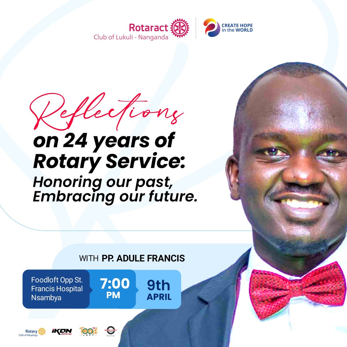 What do you know about the Legends!🤔 Everyone in Rotary knows the Rac Club of Lukuli Nanganda has a rich history of impactful service and fellowship We have @FrancisAdule the Mission Green President to reminisce and honour our past achievements 😄 See you on fellowship day ☺️