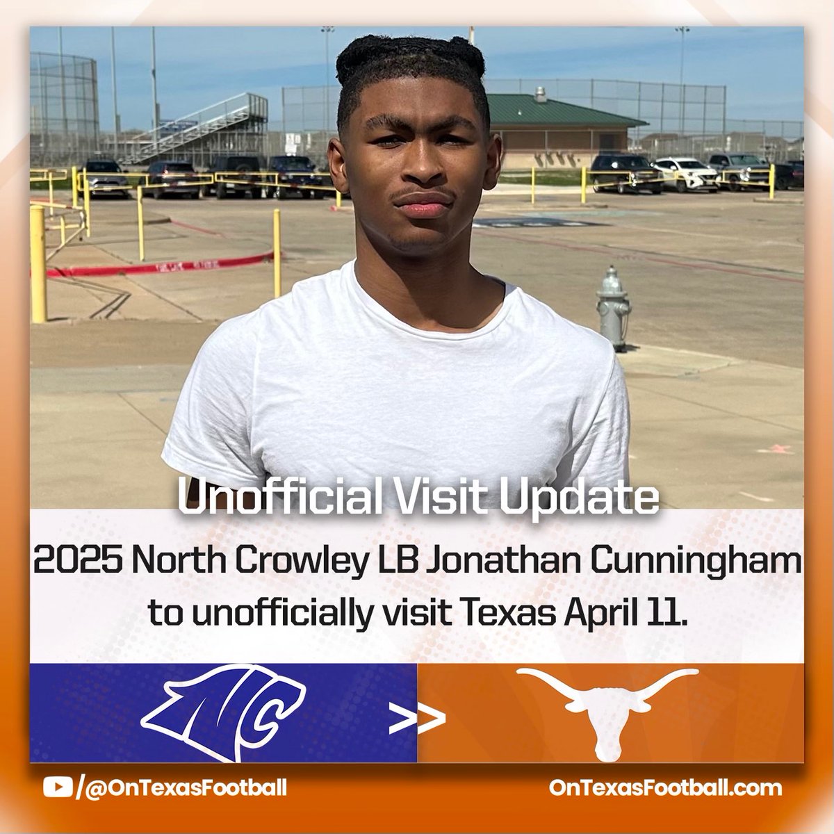 North Crowley LB @Deucethegreat4 scheduled to visit Texas this month. @CJVogel_OTF @ontexasfootball More here: ontexasfootball.com/forums/ OnTexasFootball YouTube: m.youtube.com/@OnTexasFootba…