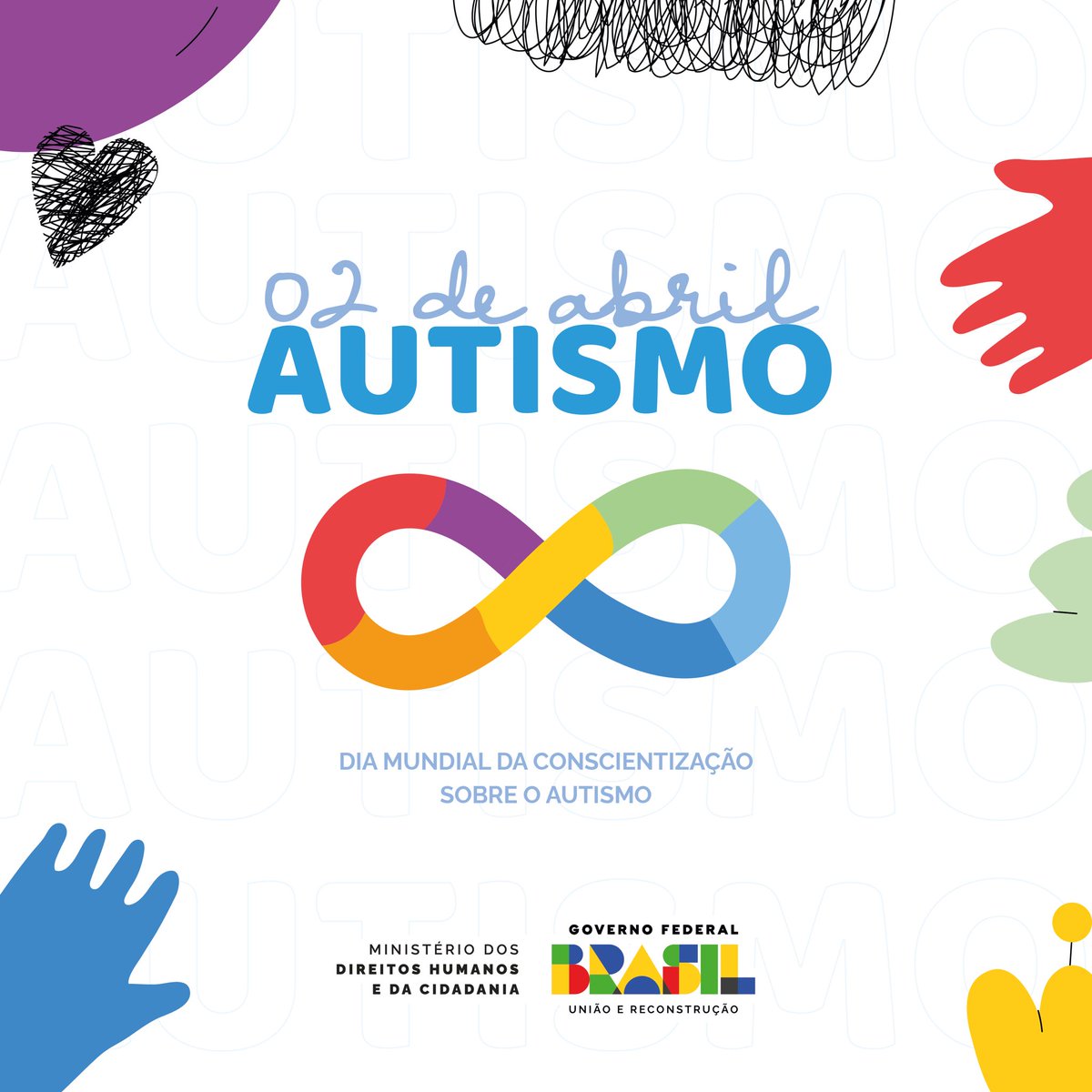 silviolual's tweet photo. Hoje é o Dia Mundial de Conscientização sobre o Autismo. Nesta data, reiteramos nossos esforços pela garantia dos direitos desse segmento social, também contemplado no Novo Viver sem Limite, plano nacional do Governo Federal para inclusão de todos na luta contra o capacitismo. 

Você sabia? Nosso plano prevê ações em segmentos como educação e a implantação de 27 núcleos do TEAtivo para atendimento a esse segmentos social no esporte e no lazer, em todas as unidades da federação, além de 20 salas multissensoriais para acolhimento de pessoas autistas em aeroportos e aeródromos regionais.

#Autismo #Capacitismo #DireitosHumanos #MDHC