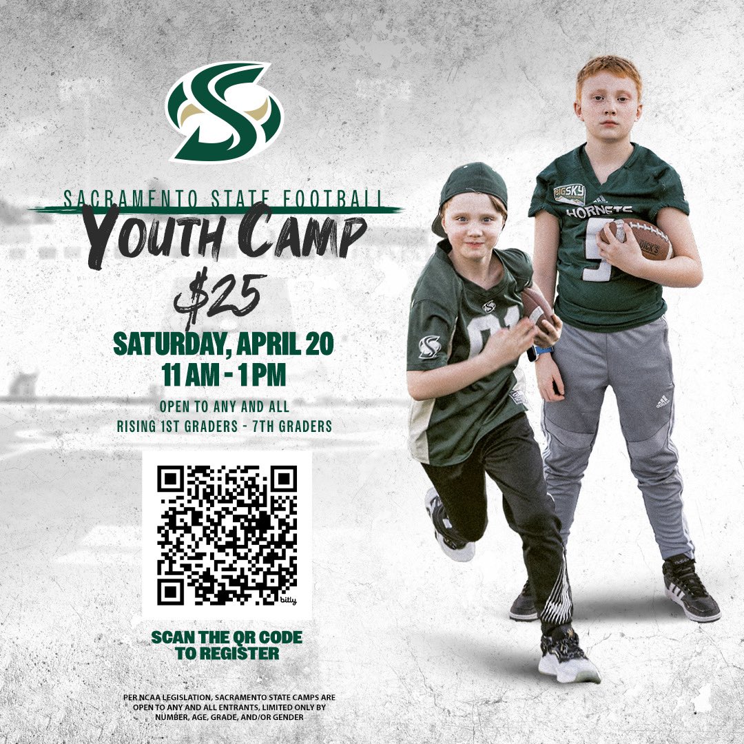 Join us for Youth Camp before the Spring Game ‼️ More details & 🔗: bit.ly/hornetsportsca… #StingersUp