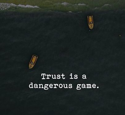 Trust can be a risk now a days 😔💯