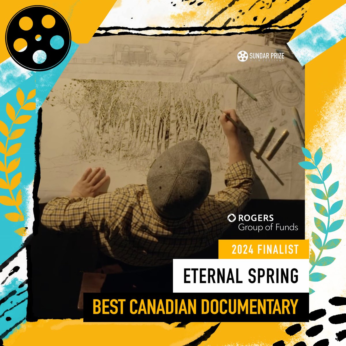The Eternal Spring team is incredibly humbled to receive the great honour of winning the inaugural @SundarPrize Best Canadian Documentary sponsored by #RogersGroupOfFunds! It is an incredible recognition amongst all of the fantastic fellow nominees.
