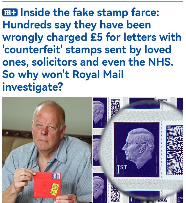 Can't get my birthday cards without paying for them, yet YOU have fake stamps and now wana charge me to pick up my mail.... Daylight robbery 
#royalmail #fakestamps #CustomerService
