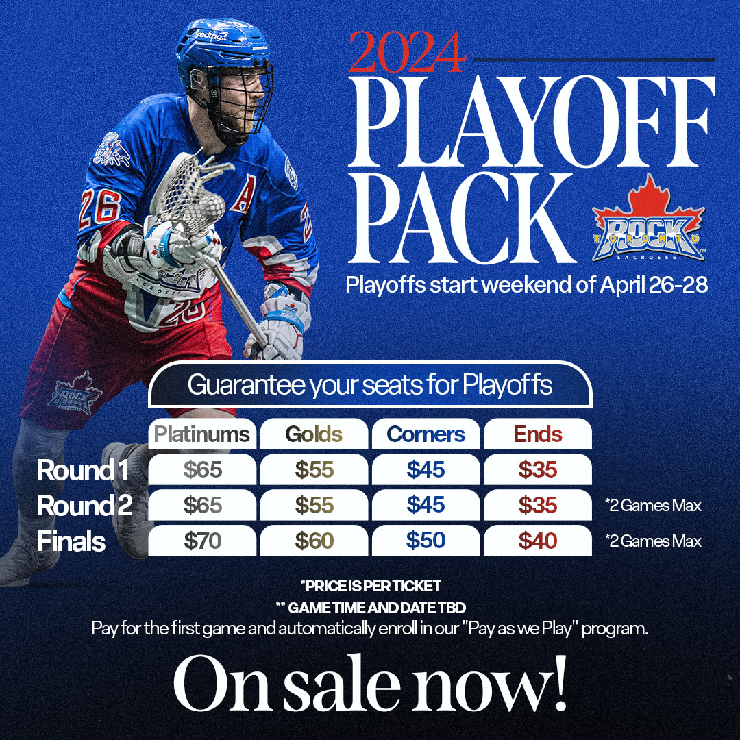 The playoffs are near, lock in your seats with a Playoff Pack and never miss a moment of the action! BUY: bit.ly/playoffpack24 #RockCity🎸