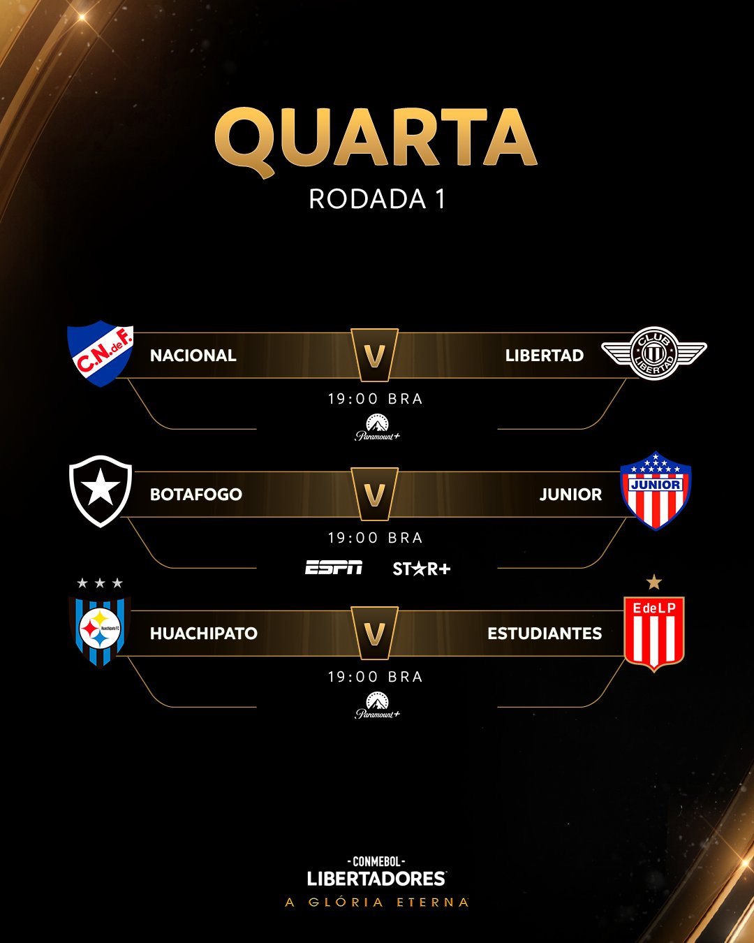 quais os jogos da libertadores de hoje verloop.io