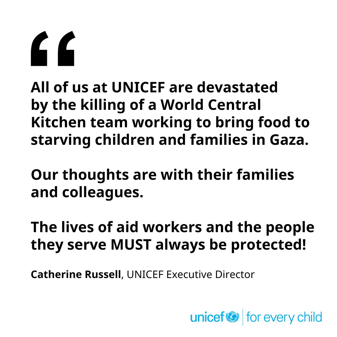 UNICEF tweet media