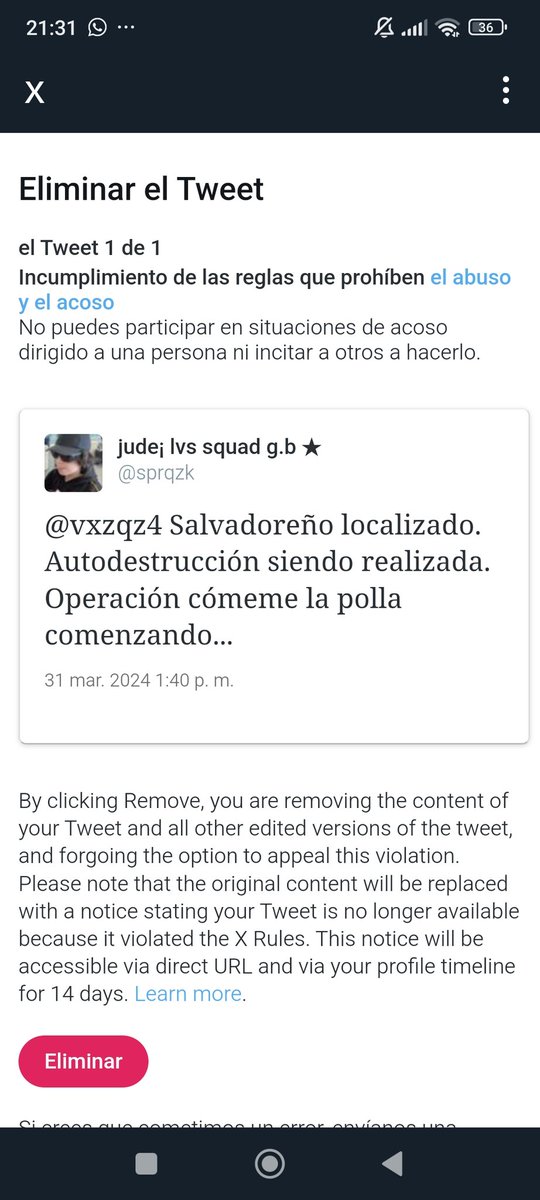 ketamii_'s tweet photo. @vxzqz4 ME CAGO EN TODA TU PUTA MADRE https://t.co/6B98vsX374