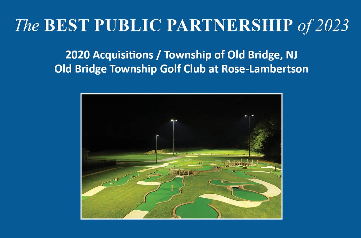 Celebrate #MAREJ's Best Public Partnership of 2023! The Rose in Matawan, NJ, a 218-acre public course, a 17-year vision realized by township officials. Constructed and managed by 2020 Acquisitions. #Bestof2023 #CRE online.flippingbook.com/view/106179642…