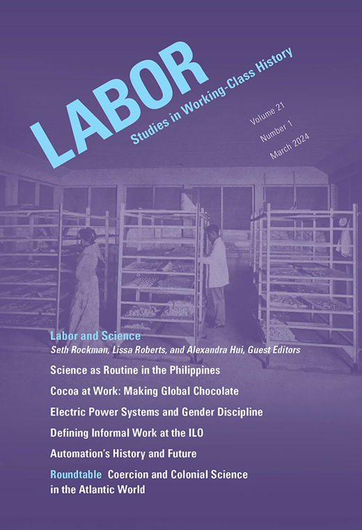 lawcha.org/2024/04/02/lab… #FreeEssay alert --Check out the conversation 'Coercion and Colonial Science in the Atlantic World'