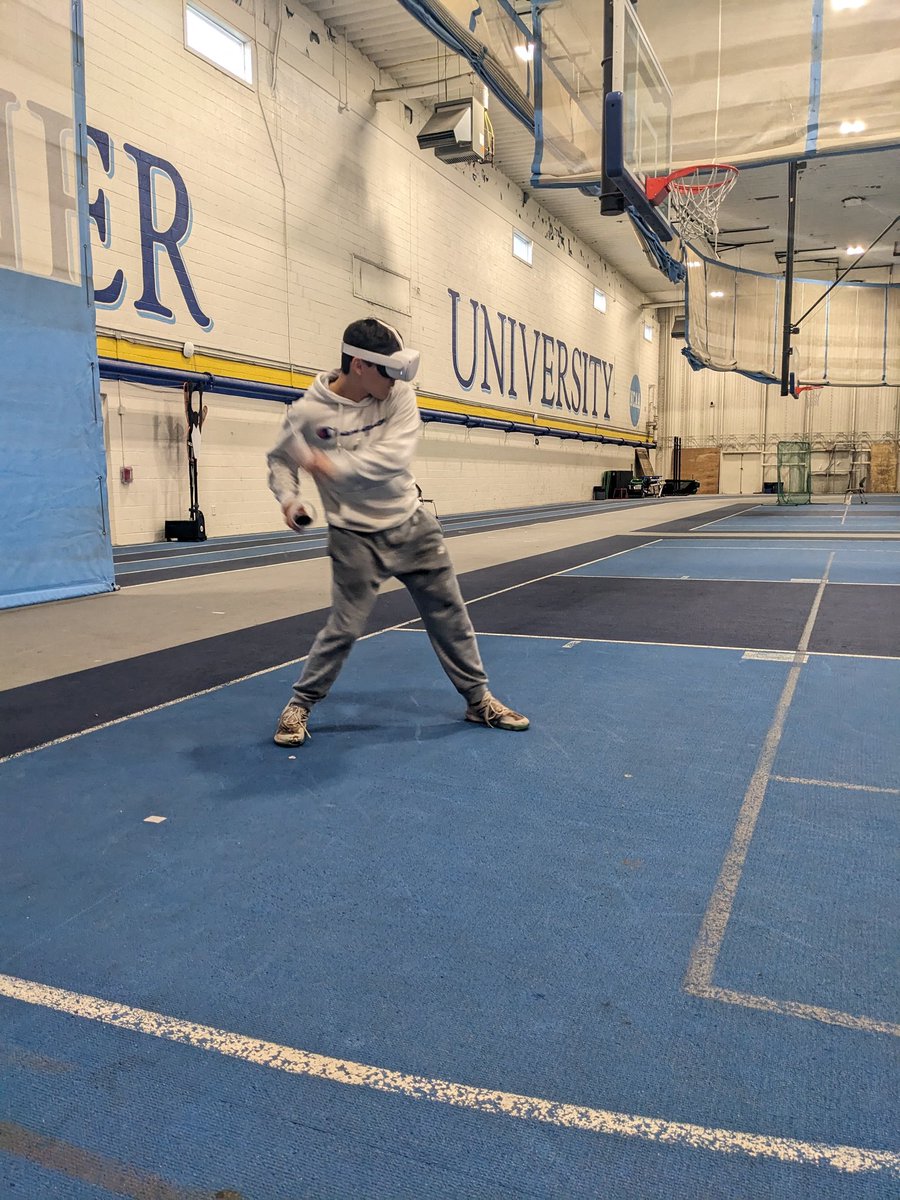 New Technology for @WidenerBaseball with @WinReality