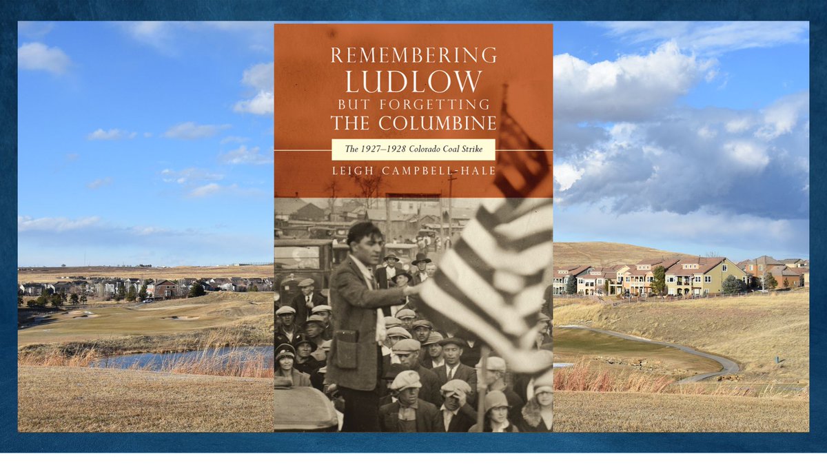 ICYMI lawcha.org/2024/03/20/rem… Continuing our series on Public History and in this case, a new book about a forgotten site of #laborhistory notthe #LUDLOWmassacre