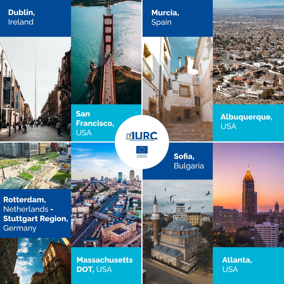 European Union in the U.S. (@euintheus) on Twitter photo ‼️Welcome to the new cohort of 🇪🇺EU & 🇺🇸U.S. cities participating in <a href="/IURC_Programme/">IURC Programme</a>! We can't wait to learn what best practices on sustainable urban development are transforming your cities. See activities, factsheets & results at iurc.eu: bit.ly/3TZn3Nw ‼️Welcome to the new cohort of 🇪🇺EU & 🇺🇸U.S. cities participating in <a href="/IURC_Programme/">IURC Programme</a>! We can't wait to learn what best practices on sustainable urban development are transforming your cities. See activities, factsheets & results at iurc.eu: bit.ly/3TZn3Nw