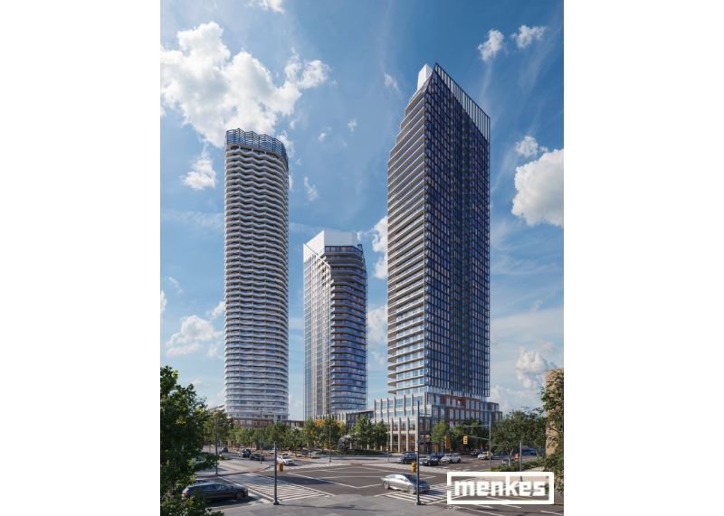 MenkesLife's tweet image. We're thrilled to share that Menkes and our partner QuadReal Property Group broke ground today in a ceremony marking the start of construction on the East Tower at Bravo, the second phase of Festival in South VMC!
