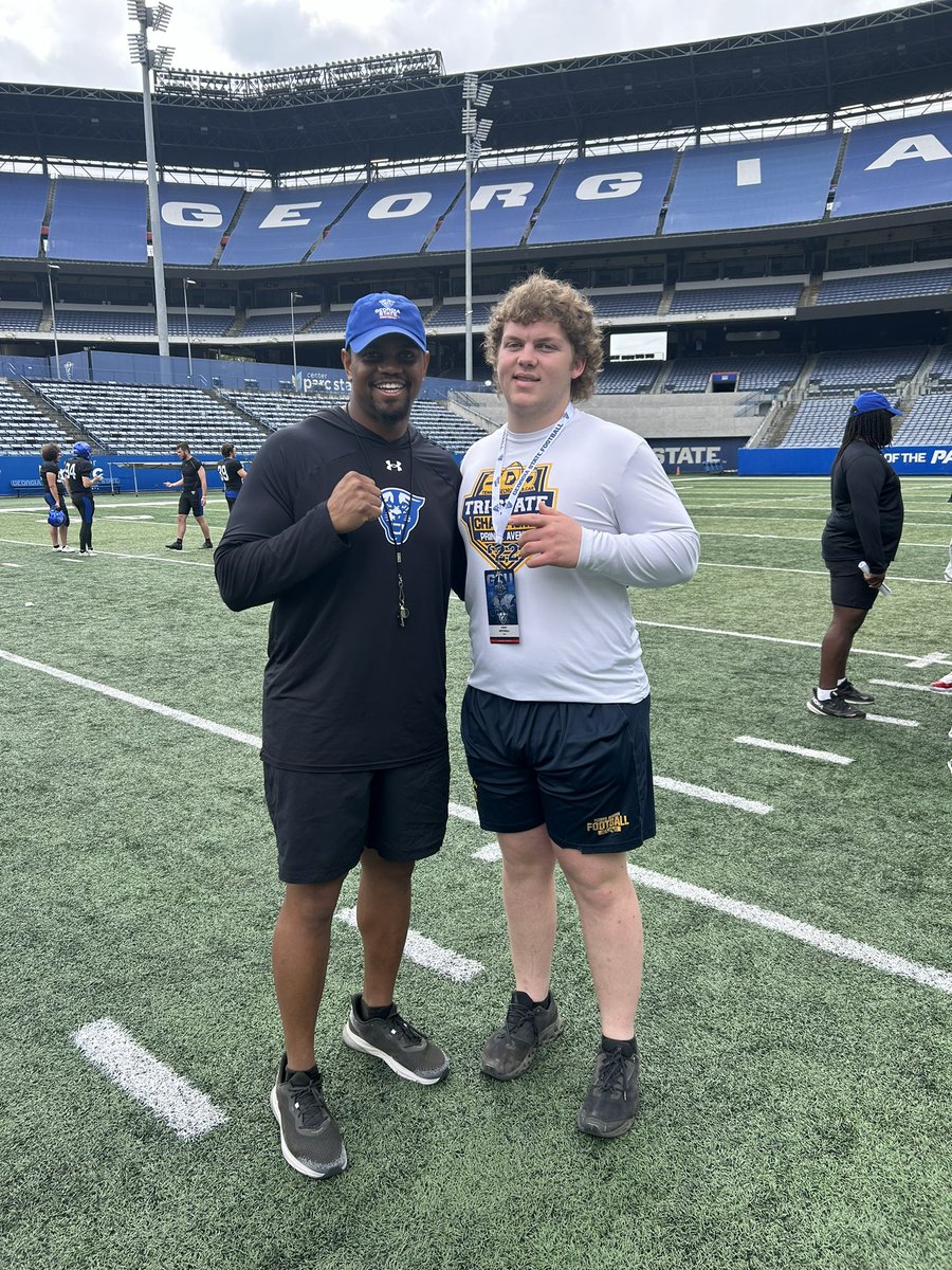 Enjoyed my visit today, thank you for the invite and look forward to being back soon!! @AmourManrey75 @DellMcGee @jwindon35 @GeorgiaStateFB