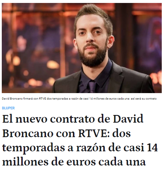 ¡Qué vergüenza! RTVE Contratando a Broncano, sin que se haya aclarado aún el escándalo que conmocionó a toda España, porque no sabía que la cámara le seguía grabando